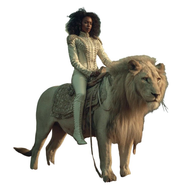 Lion Rider Vinyl Car Decal Sticker – Waterproof & UV-Resistant 8"