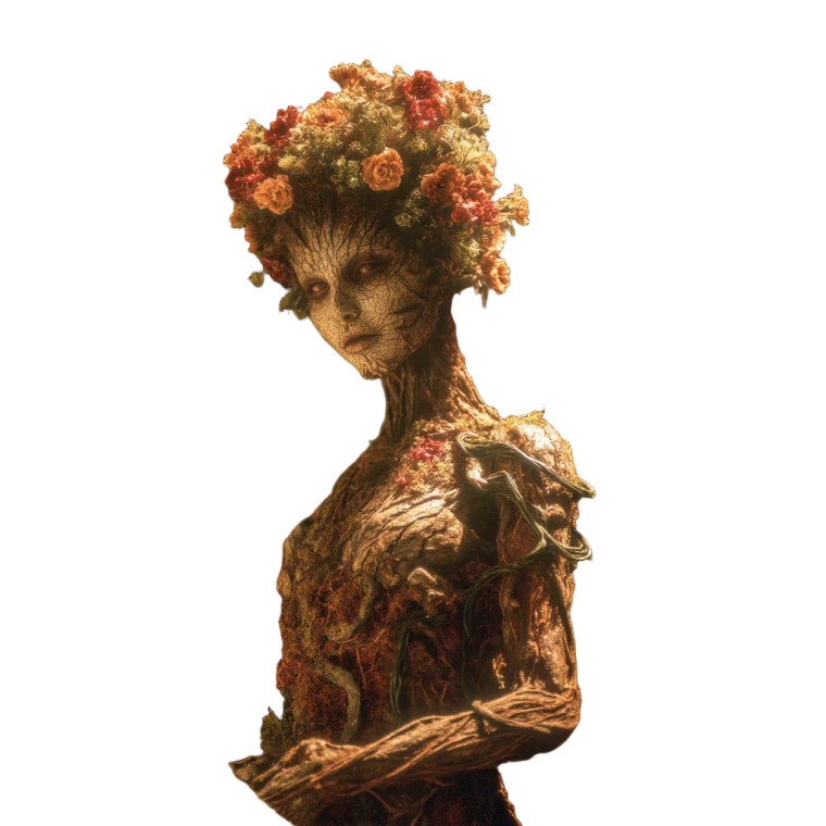 Gaia Earth Goddess V2 Vinyl Car Decal Sticker – Waterproof & UV-Resistant 8"