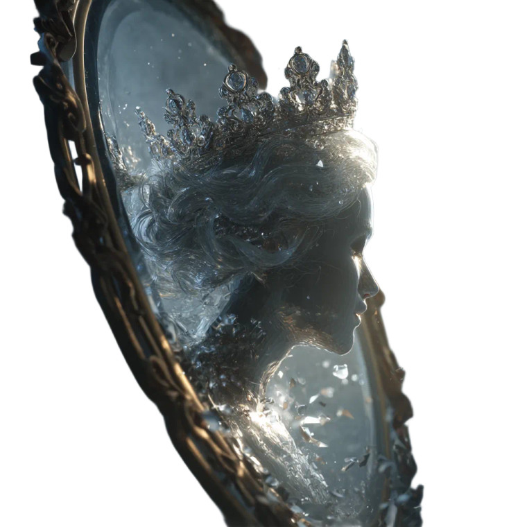 Ethereal Queen Vinyl Car Decal Sticker – Waterproof & UV-Resistant 8"