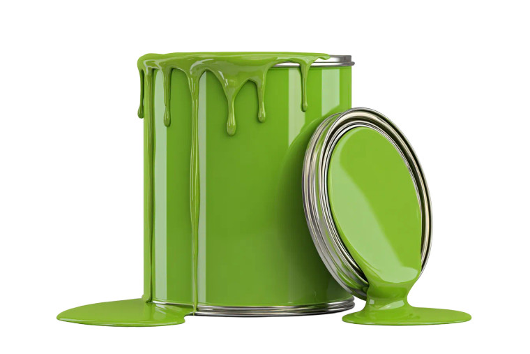 Green Paint Can Vinyl Car Decal Sticker – Waterproof & UV-Resistant 8"