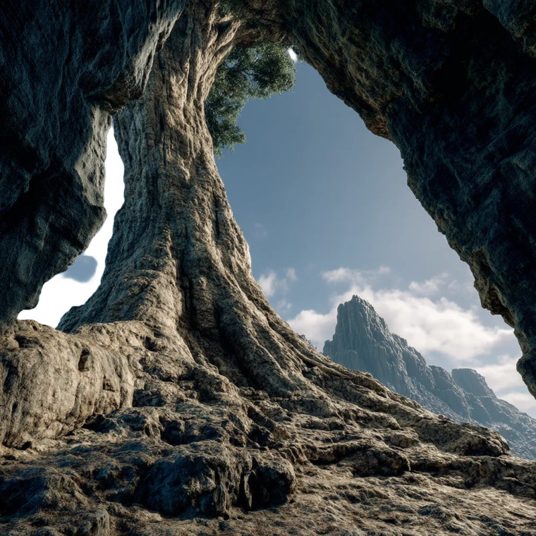 World Tree Root Vinyl Car Decal Sticker – Waterproof & UV-Resistant 8"