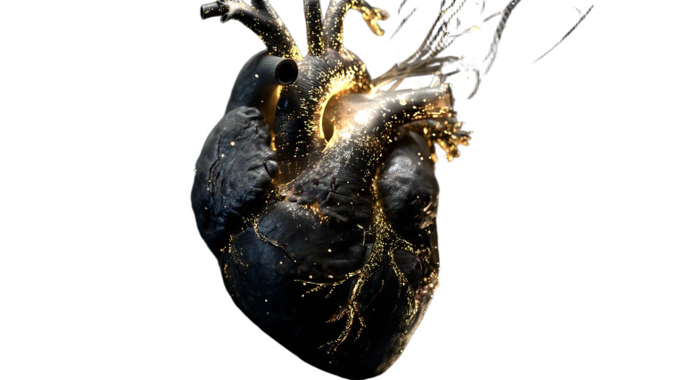 Radiant Heart Rebirth Vinyl Car Decal Sticker – Waterproof & UV-Resistant 8"