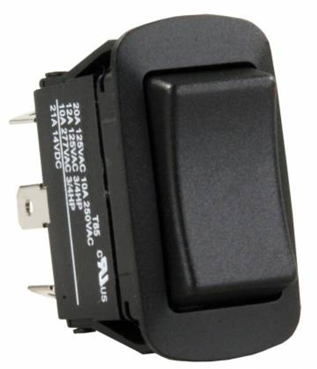 JR Products Rocker Multi Purpose Switch | 20/12/10 Amp | Water Resistant, Non-Lighted | Ideal for RVs & Boats | UL Approved