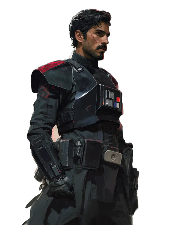 Imperial Shocktrooper Officer Vinyl Car Decal Sticker – Waterproof & UV-Resistant 8"