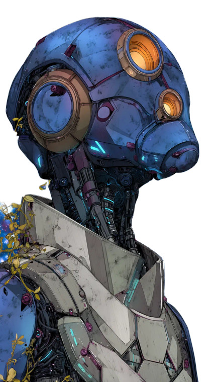 Futuristic Alien Warrior V4 Vinyl Car Decal Sticker – Waterproof & UV-Resistant 8"