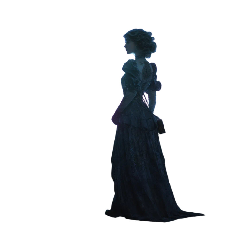 Belle Epoque Woman V3 Vinyl Car Decal Sticker – Waterproof & UV-Resistant 8"