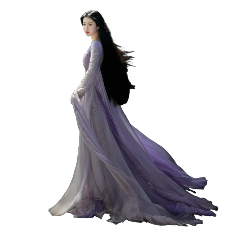 Chinese Queen Style Vinyl Car Decal Sticker – Waterproof & UV-Resistant 8"