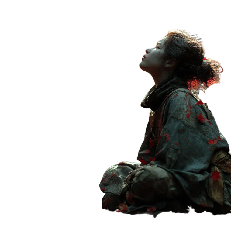 Autumn Serenity Vinyl Car Decal Sticker – Waterproof & UV-Resistant 8"