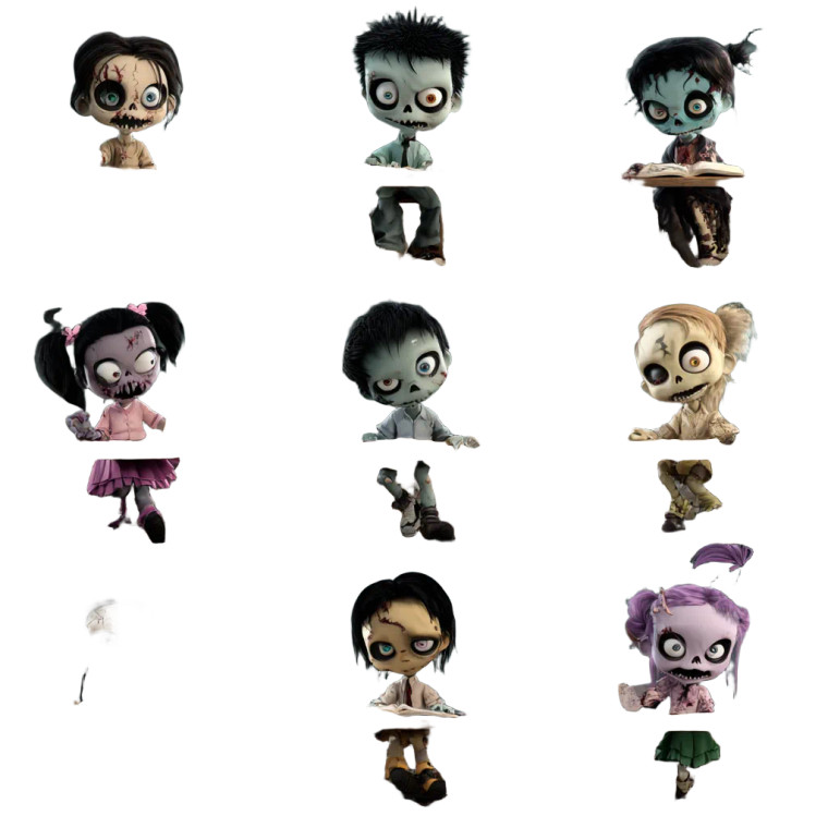 Zombie Classroom Horror Vinyl Car Decal Sticker – Waterproof & UV-Resistant 8"