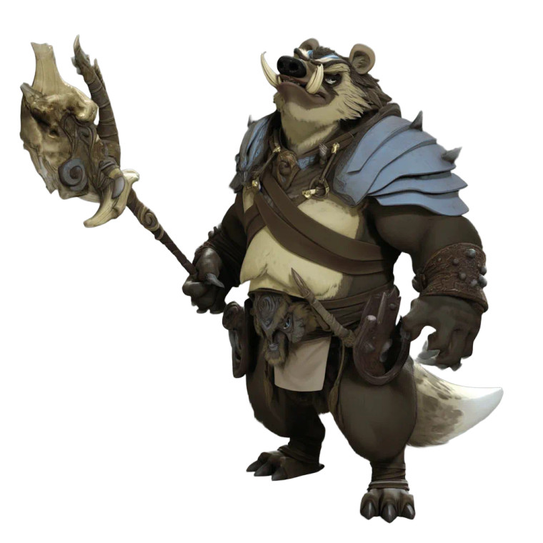 Animal Warrior Vinyl Car Decal Sticker – Waterproof & UV-Resistant 8"