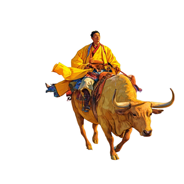 Aristocrat On Bull Vinyl Car Decal Sticker – Waterproof & UV-Resistant 8"