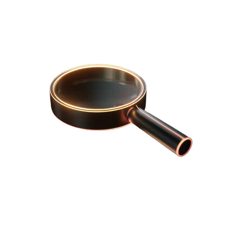 Led Magnifying Glass Vinyl Car Decal Sticker – Waterproof & UV-Resistant 8"