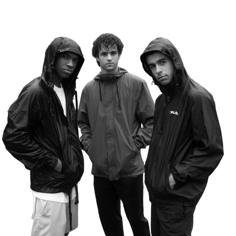 Young Men In Hoods Vinyl Car Decal Sticker – Waterproof & UV-Resistant 8"