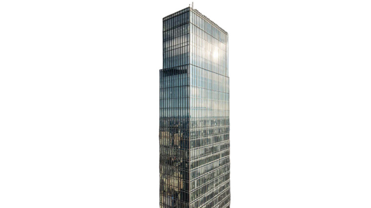 Towering Skyscraper Vinyl Car Decal Sticker – Waterproof & UV-Resistant 8"