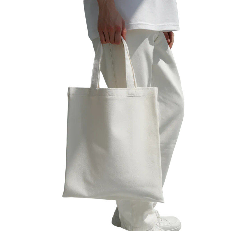 White Canvas Bag Vinyl Car Decal Sticker – Waterproof & UV-Resistant 8"