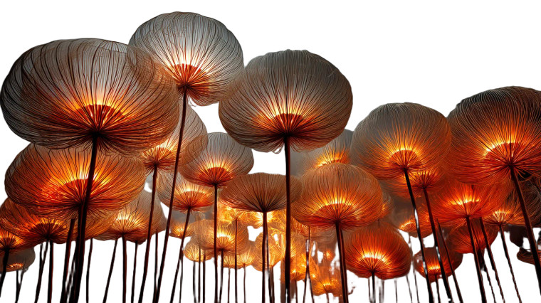 Giant Glowing Dandelions Vinyl Car Decal Sticker – Waterproof & UV-Resistant 8"