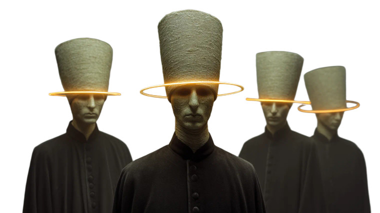 Surreal Ottoman Imams Vinyl Car Decal Sticker – Waterproof & UV-Resistant 8"