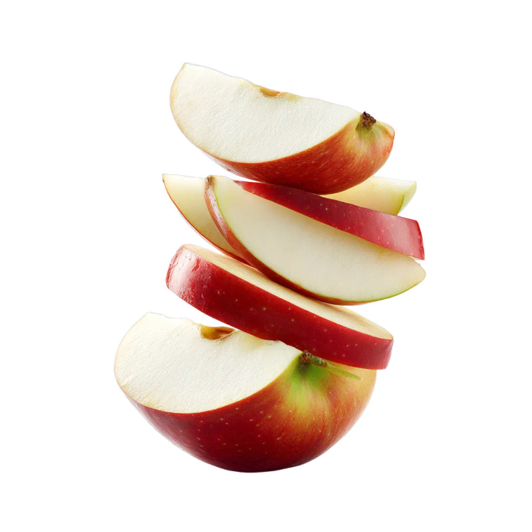 Apple Slices Vinyl Car Decal Sticker – Waterproof & UV-Resistant 8"