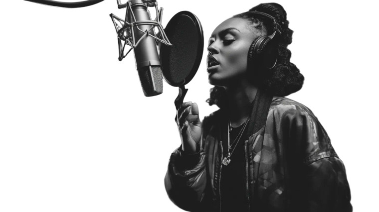 Confident Rapper Vinyl Car Decal Sticker – Waterproof & UV-Resistant 8"