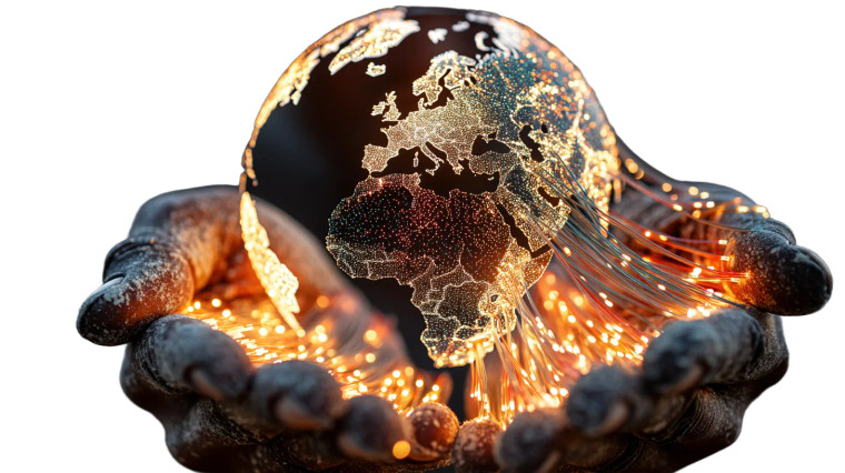 Network Engineers' Globe Vinyl Car Decal Sticker – Waterproof & UV-Resistant 8"