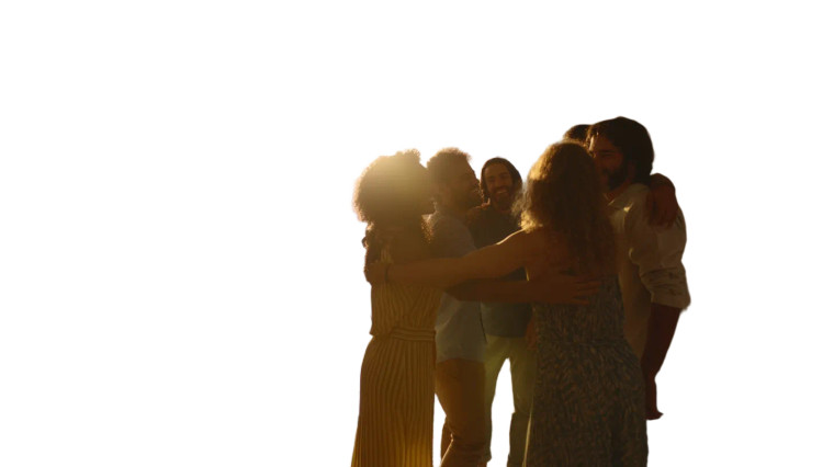 Joyful Brazilian Gathering Vinyl Car Decal Sticker – Waterproof & UV-Resistant 8"