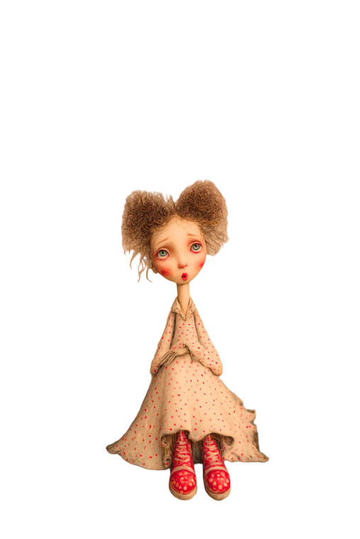 Ethereal Flower Maiden Vinyl Car Decal Sticker – Waterproof & UV-Resistant 8"