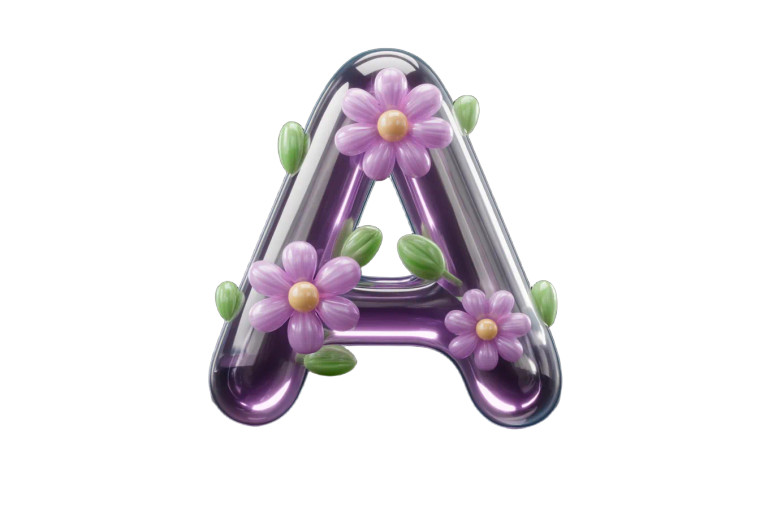 Inflatable Flower Icon V2 Vinyl Car Decal Sticker – Waterproof & UV-Resistant 8"