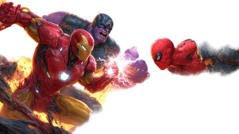 Marvel Rivals Art Vinyl Car Decal Sticker – Waterproof & UV-Resistant 8"