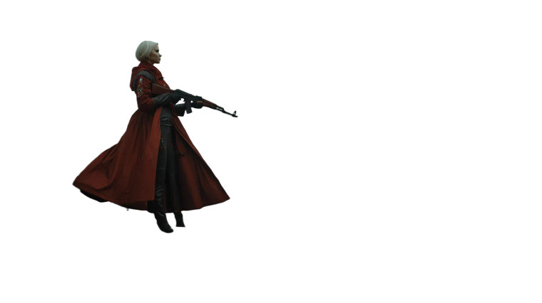 Russian Female Sniper Vinyl Car Decal Sticker – Waterproof & UV-Resistant 8"