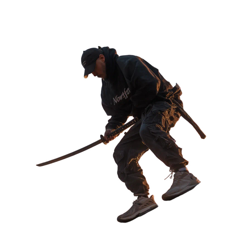Norwegian Swordsman Vinyl Car Decal Sticker – Waterproof & UV-Resistant 8"