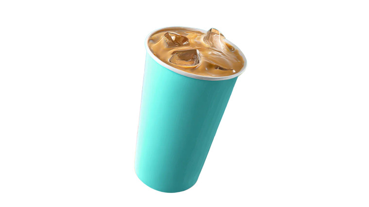 Vibrant Iced Coffee V2 Vinyl Car Decal Sticker – Waterproof & UV-Resistant 8"