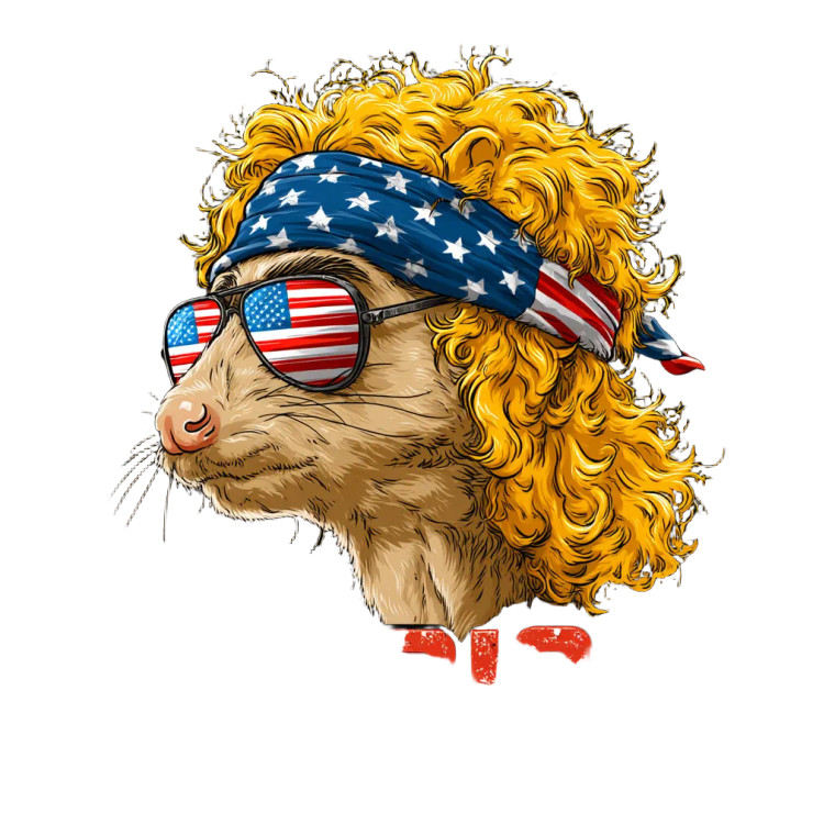 Patriotic Possum Vinyl Car Decal Sticker – Waterproof & UV-Resistant 8"