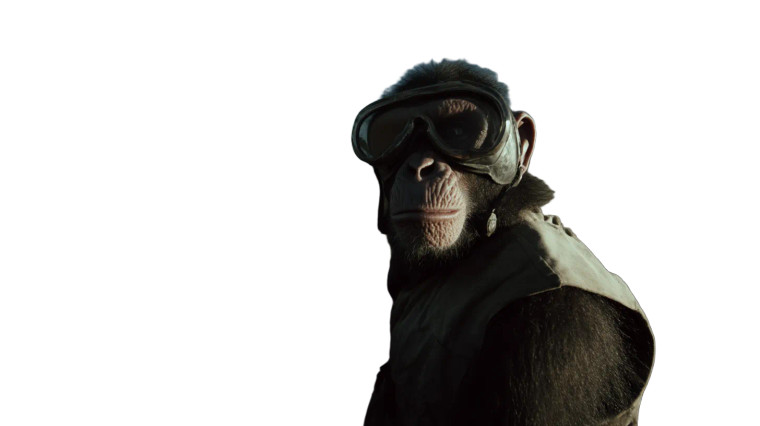 Chimpanzee Mechanic Vinyl Car Decal Sticker – Waterproof & UV-Resistant 8"