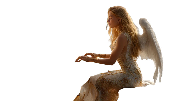 Golden Angel Pianist Vinyl Car Decal Sticker – Waterproof & UV-Resistant 8" Golden Angel Pianist Vinyl Car Decal Sticker – Waterproof & UV-Resistant 8"