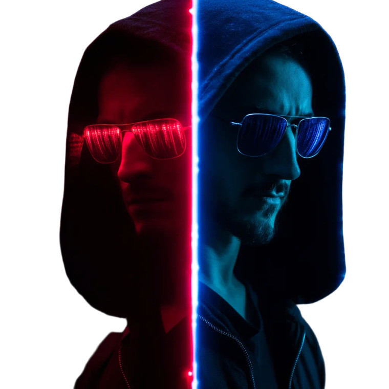 Cyberpunk Hackers Vinyl Car Decal Sticker – Waterproof & UV-Resistant 8"