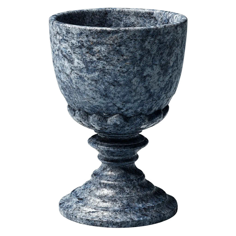 Blue Granite Grail Vinyl Car Decal Sticker – Waterproof & UV-Resistant 8"