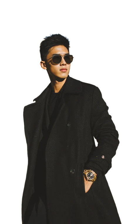 Stylish Young Man V10 Vinyl Car Decal Sticker – Waterproof & UV-Resistant 8"