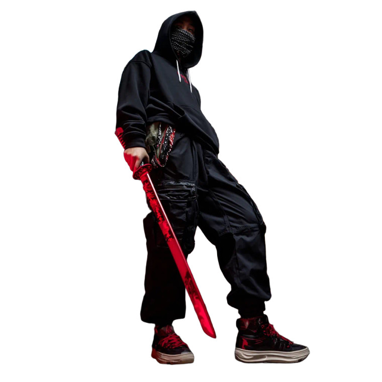 Cyberpunk Ninja V5 Vinyl Car Decal Sticker – Waterproof & UV-Resistant 8"