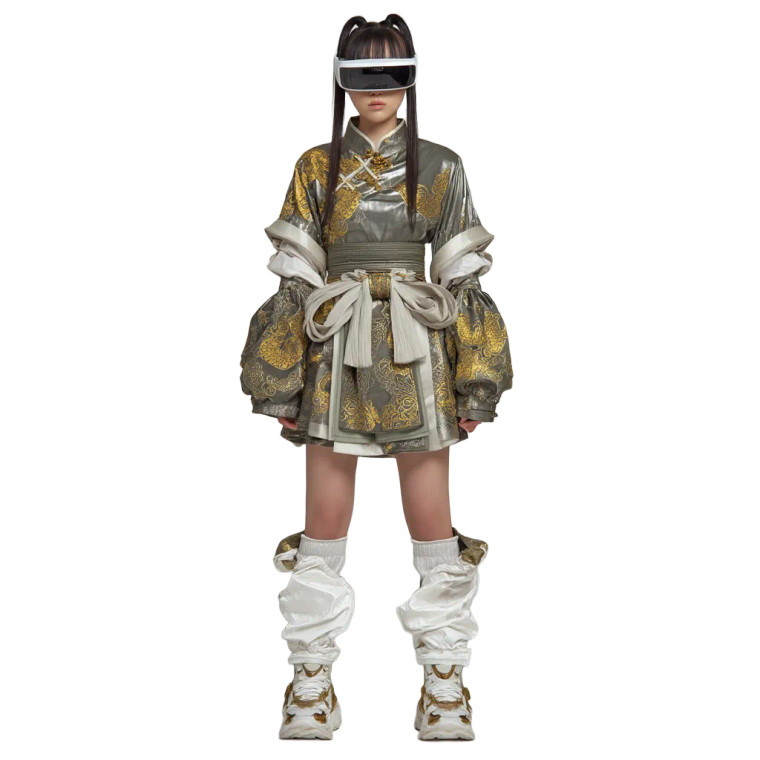 Futuristic Ming Outfit Vinyl Car Decal Sticker – Waterproof & UV-Resistant 8"