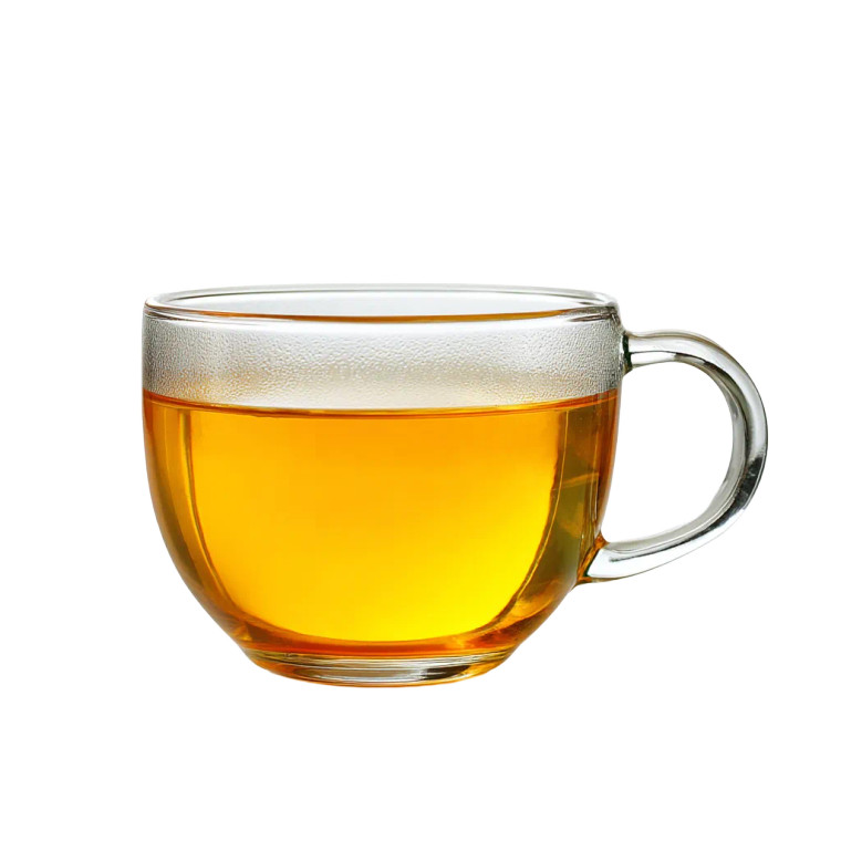 Transparent Tea Cup Vinyl Car Decal Sticker – Waterproof & UV-Resistant 8"