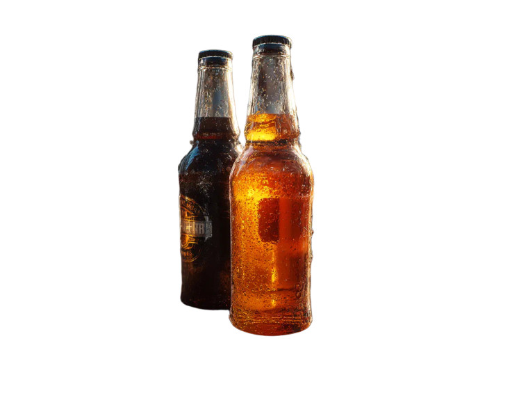 Chilled Beer Bottles Vinyl Car Decal Sticker – Waterproof & UV-Resistant 8"