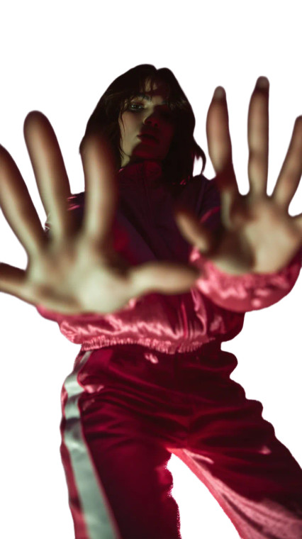 Dancing Neon Girl Vinyl Car Decal Sticker – Waterproof & UV-Resistant 8"