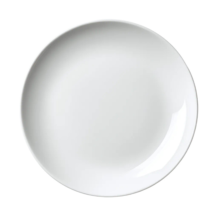 Modern White Plate Vinyl Car Decal Sticker – Waterproof & UV-Resistant 8"