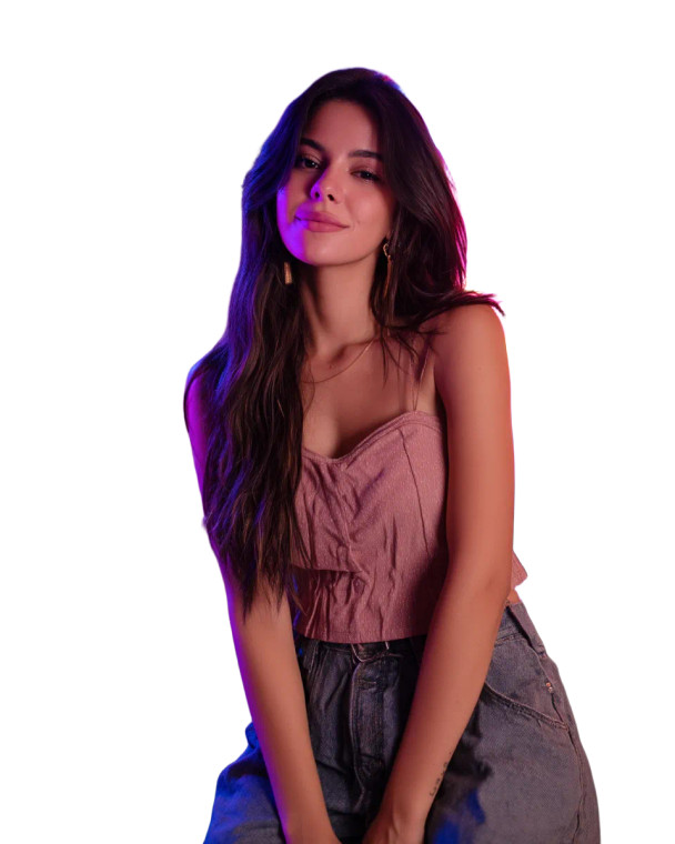 Colombian Woman Smiling Vinyl Car Decal Sticker – Waterproof & UV-Resistant 8"