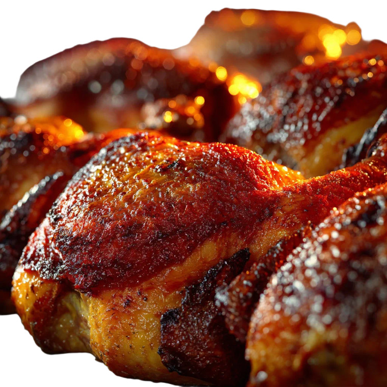 Chicken Grill Close-Up Vinyl Car Decal Sticker – Waterproof & UV-Resistant 8"