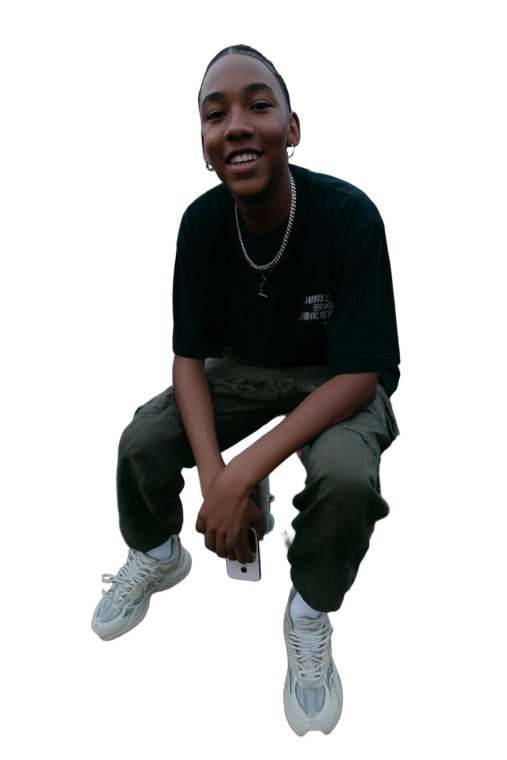 Brazilian Favela Boy Vinyl Car Decal Sticker – Waterproof & UV-Resistant 8"