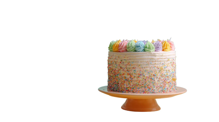 Colorful Birthday Cake V3 Vinyl Car Decal Sticker – Waterproof & UV-Resistant 8"