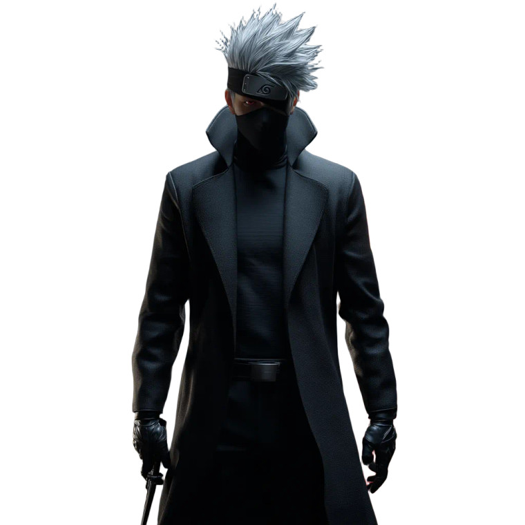 Mafia Kakashi Vinyl Car Decal Sticker – Waterproof & UV-Resistant 8"
