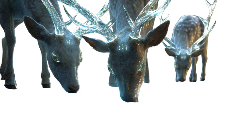 Fengling Deer Vinyl Car Decal Sticker – Waterproof & UV-Resistant 8"