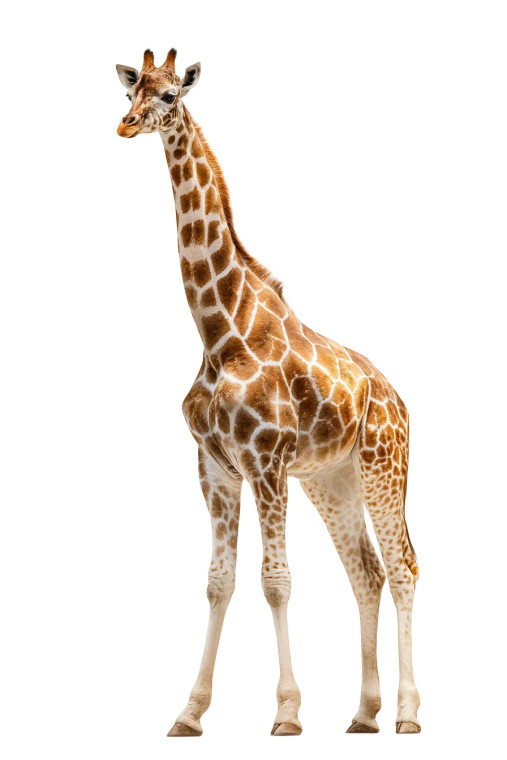 Giraffe Portrait V2 Vinyl Car Decal Sticker – Waterproof & UV-Resistant 8"